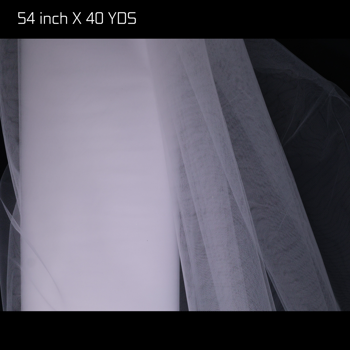 Tulle Fabric Bolt – 14 Colors, 54" Wide x 40 Yards | Best Quality, Soft, Sheer & Lightweight Mesh for Wedding, Crafts, Party Decorations