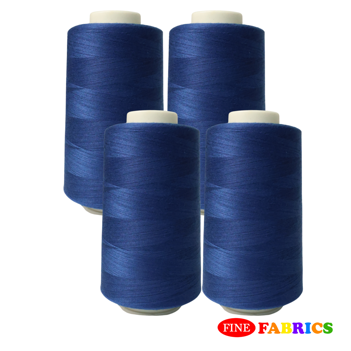 Sewing Threads: 5,000 Yards: All-Purpose: 100% Polyester: Tex24: 22 Colors(W/B, Neutral/Blue Shades): Single/Pack
