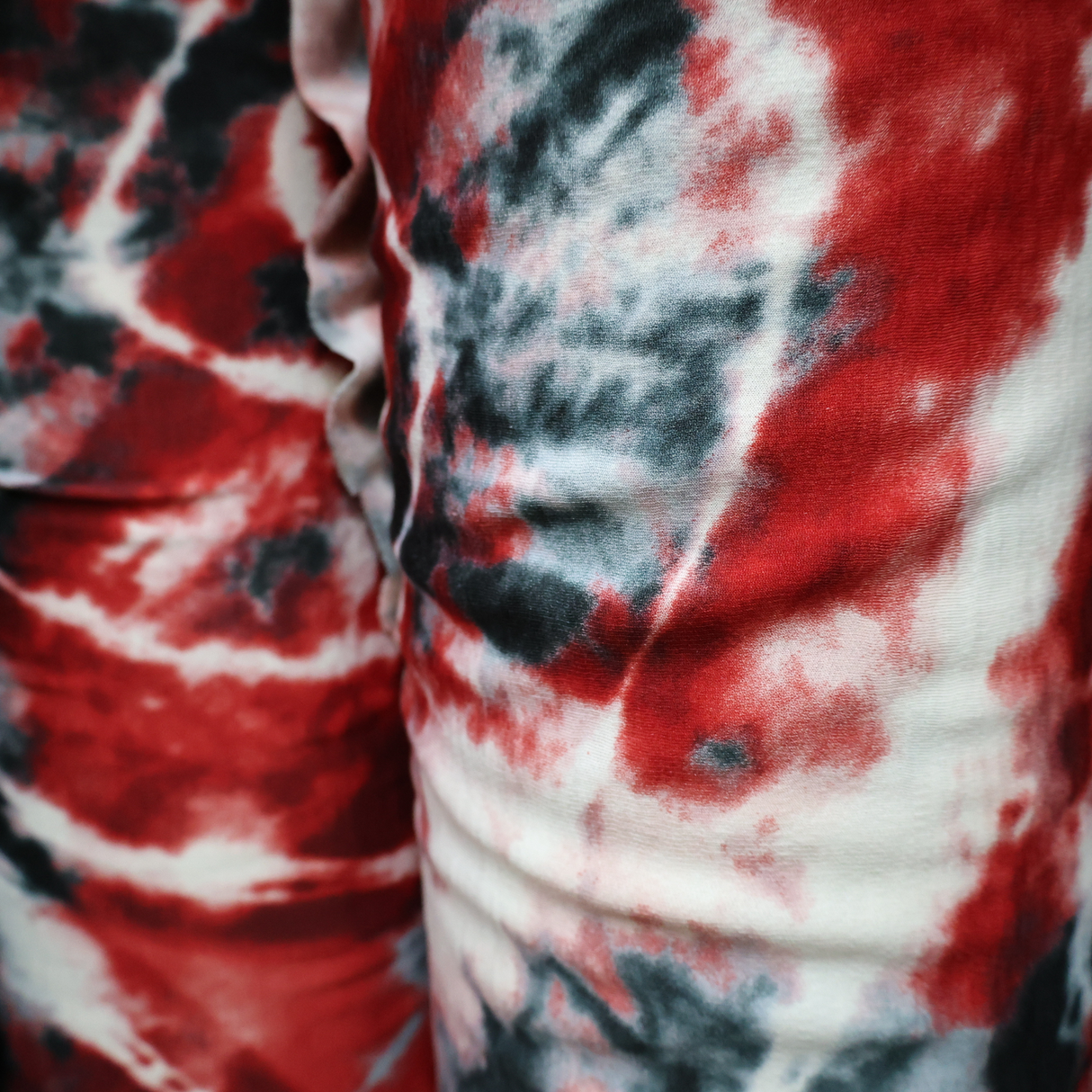 Tie-Dye Fleece Back Jersey - By the Yard
