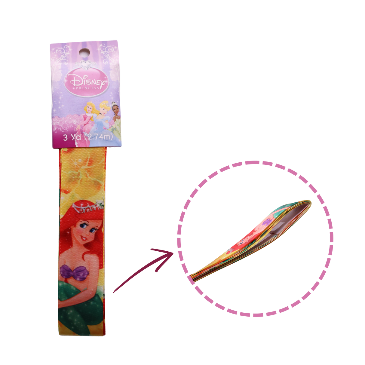 Disney Grosgrain Ribbon – 3 Yards (2.74m)