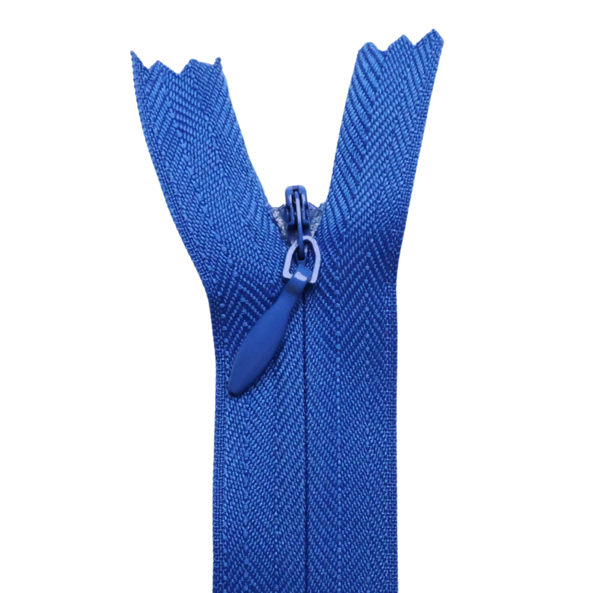 All Purpose, Plastic Invisible Zippers -18", Blue Shade