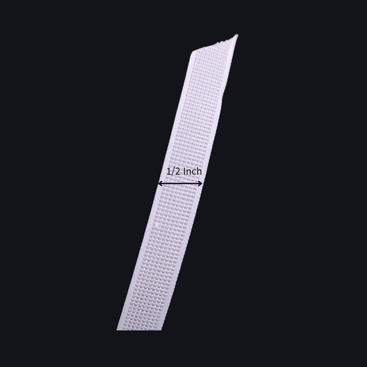 Rigilene Boning (1/2 Inch, 50 Yards, 2 Colors: White/Black)