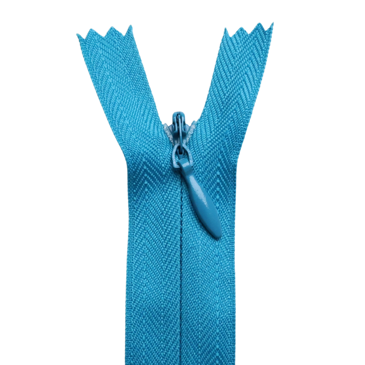 All Purpose, Plastic Invisible Zippers -18", Blue Shade