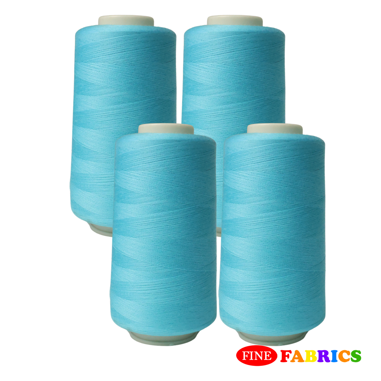 Sewing Threads: 5,000 Yards: All-Purpose: 100% Polyester: Tex24: 22 Colors(W/B, Neutral/Blue Shades): Single/Pack