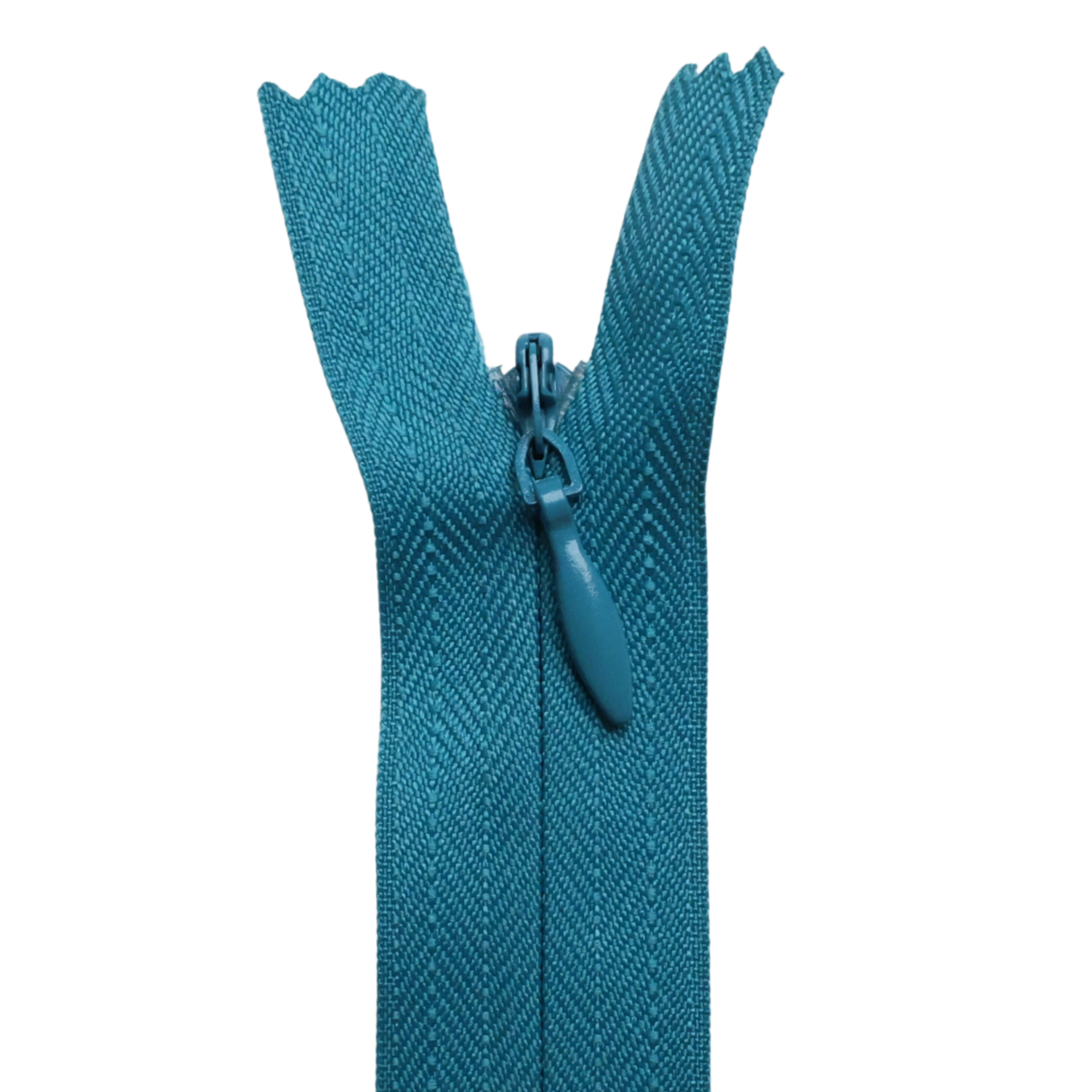 All Purpose, Plastic Invisible Zippers -18", Blue Shade
