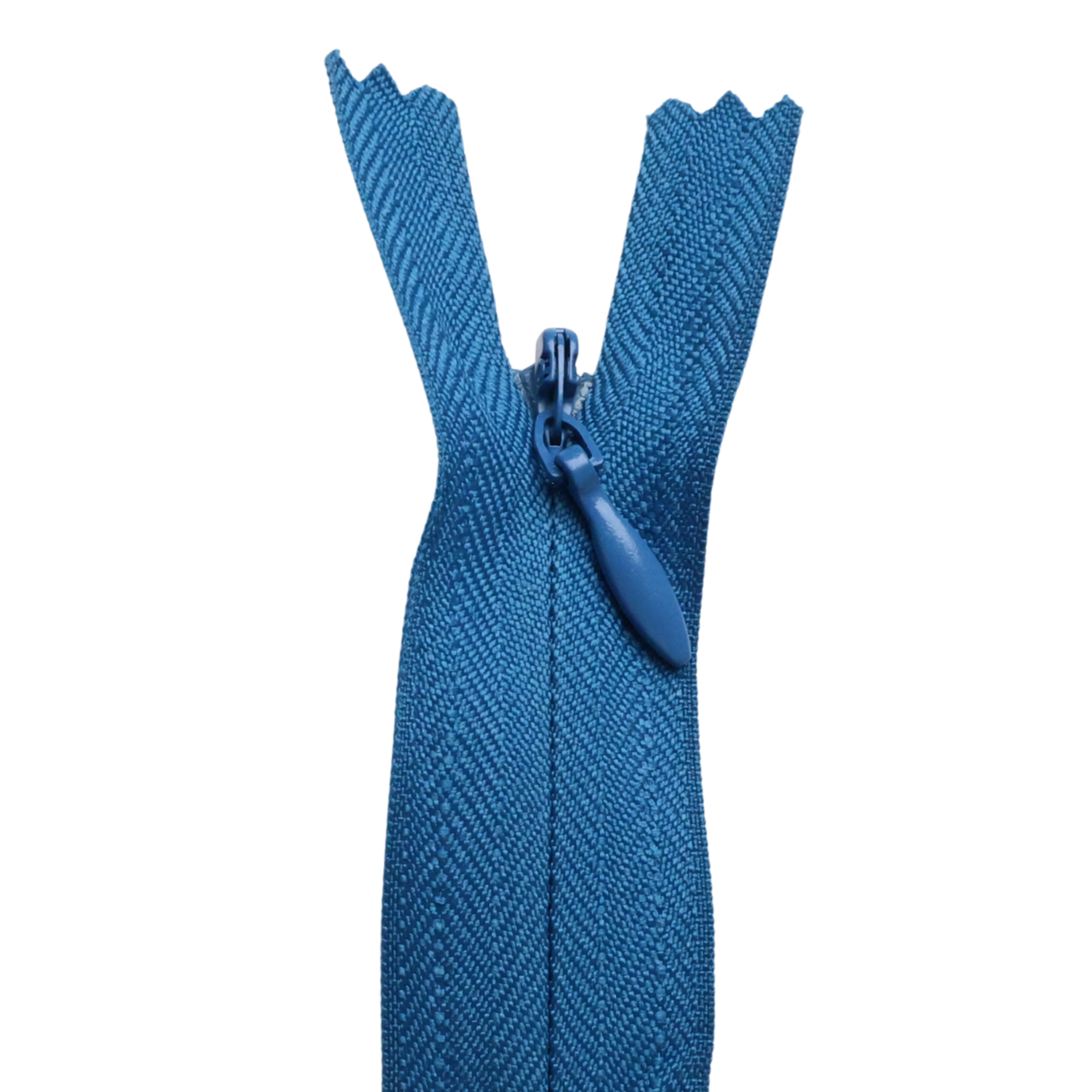 All Purpose, Plastic Invisible Zippers -18", Blue Shade