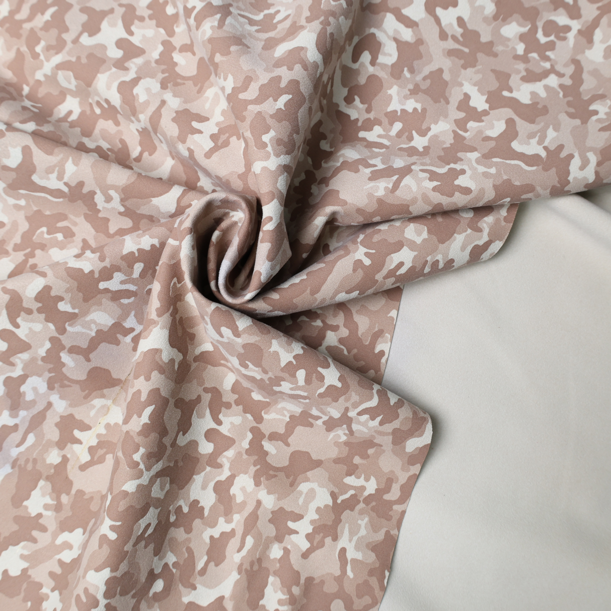 Printed Suede Scuba Double Knit Fabric/4 colors Camo Collection - By the Yard