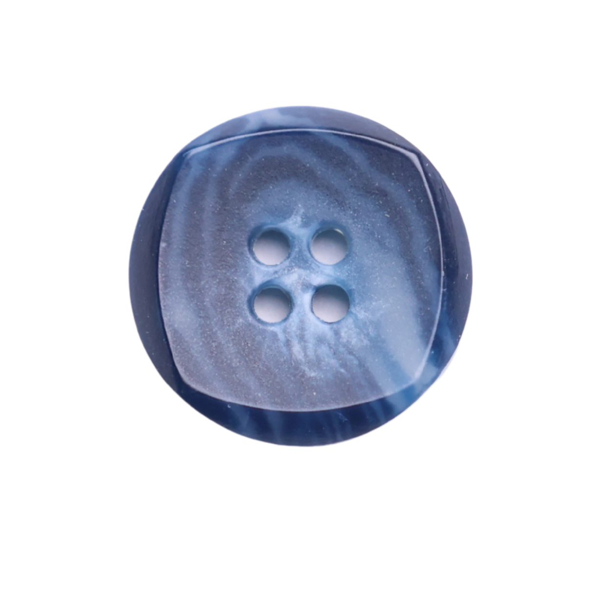 ASTRO Button: Blue(#918), 4-Hole, 2 Sizes, by Dozen(12 pcs)/Gross(144 pcs)