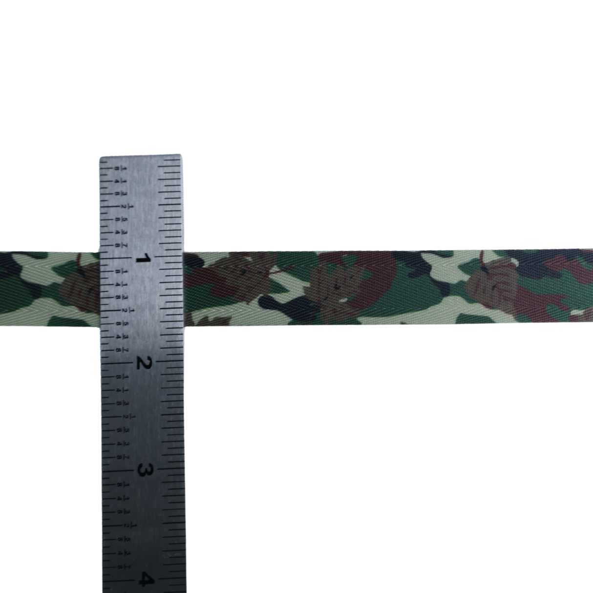 Printed Camouflage Polyester Ribbon – 3/4" Wide (10 Yards)