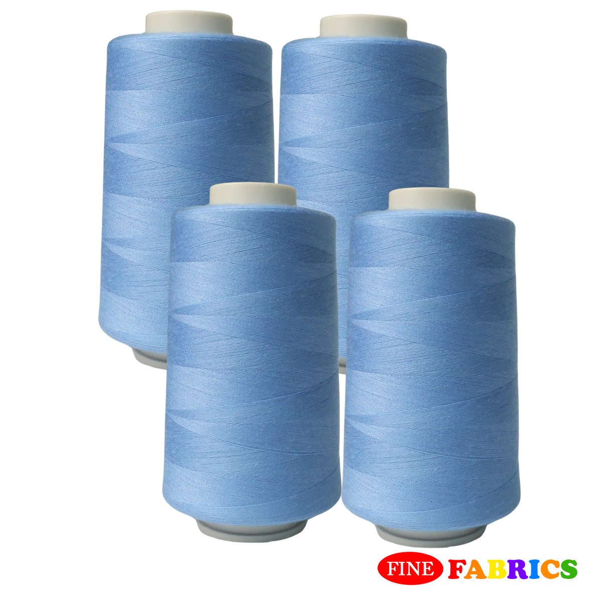 Sewing Threads: 5,000 Yards: All-Purpose: 100% Polyester: Tex24: 22 Colors(W/B, Neutral/Blue Shades): Single/Pack