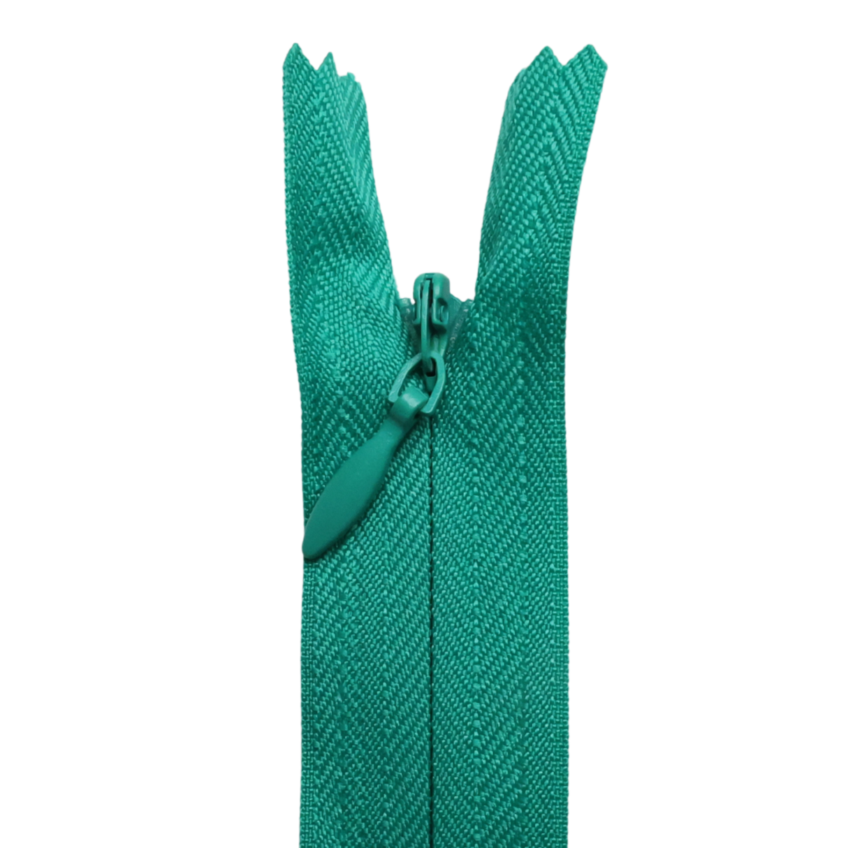 All Purpose, Plastic Invisible Zippers -18", Green Shade