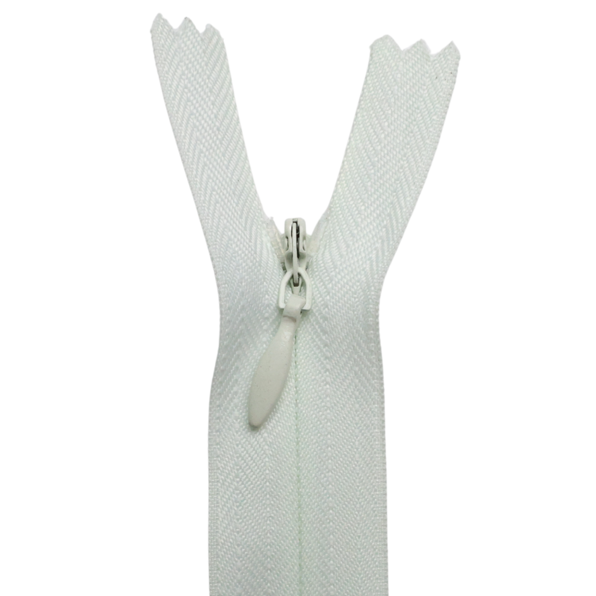 All Purpose, Plastic Invisible Zippers -18", Green Shade