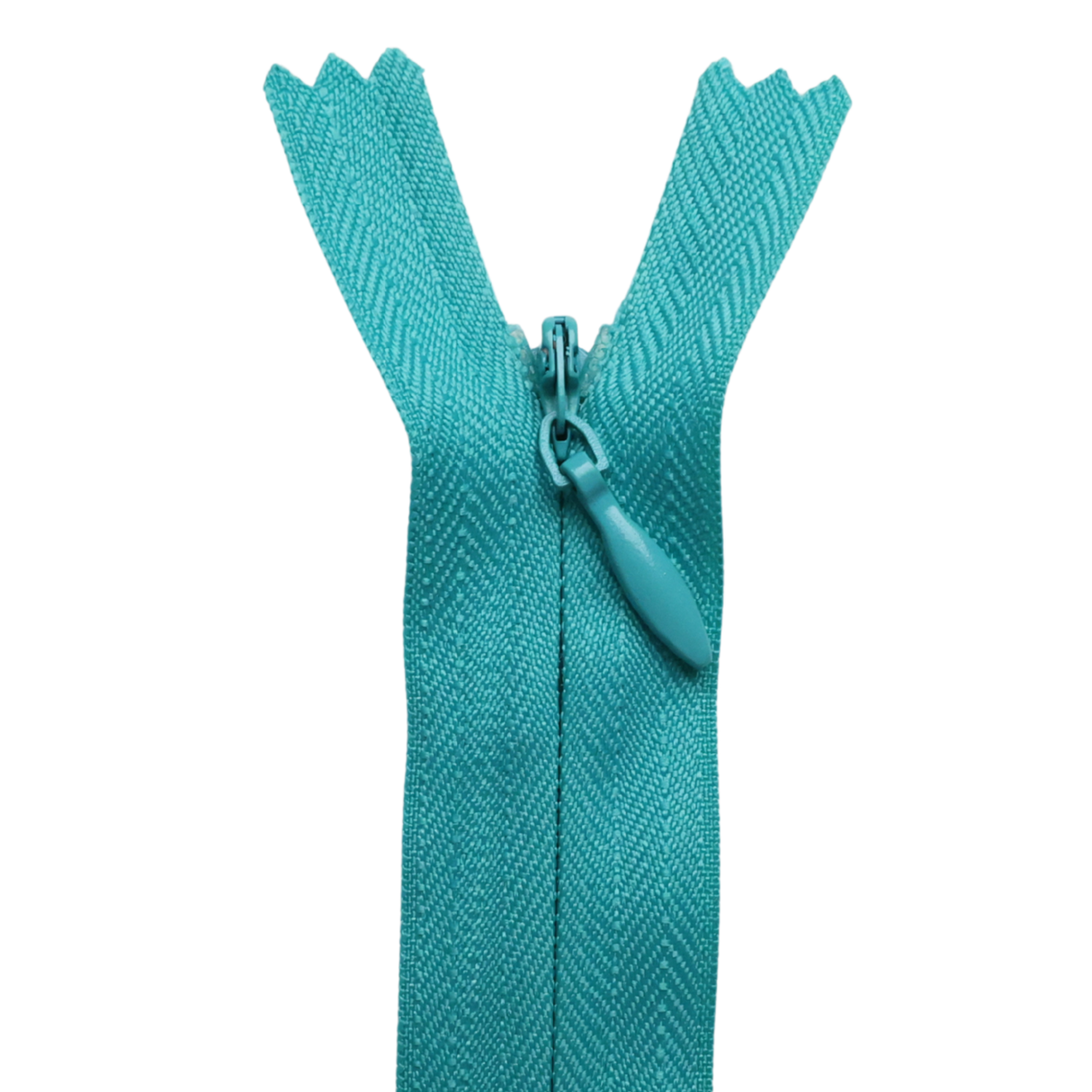 All Purpose, Plastic Invisible Zippers -18", Green Shade