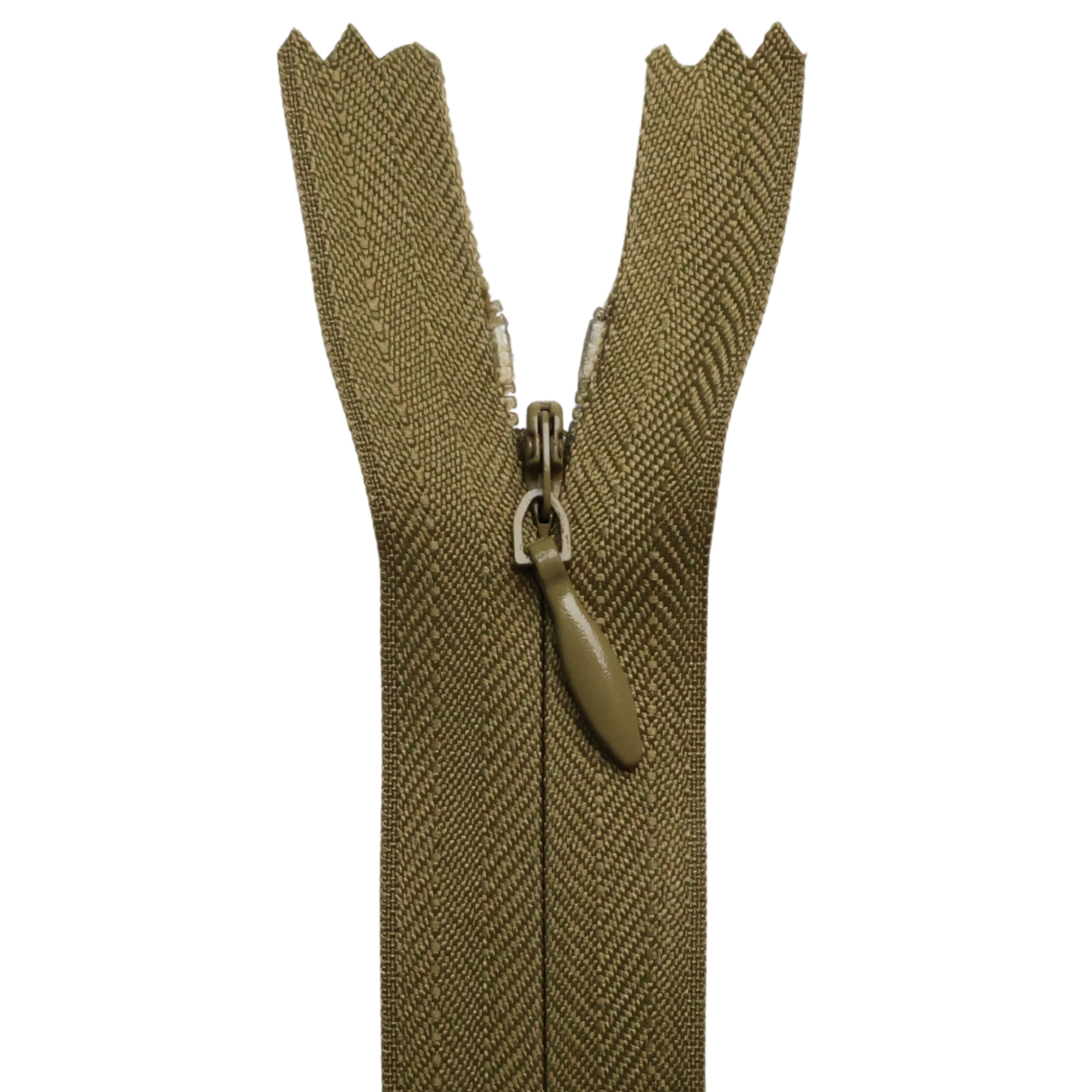 All Purpose, Plastic Invisible Zippers -18", Neutral Shade