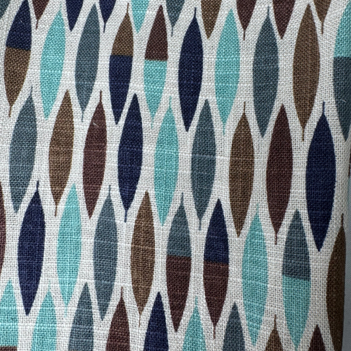 Upholstery Fabric, Retro Leaf Geometric, Teardrop Weave(4 Styles) - By the Yard