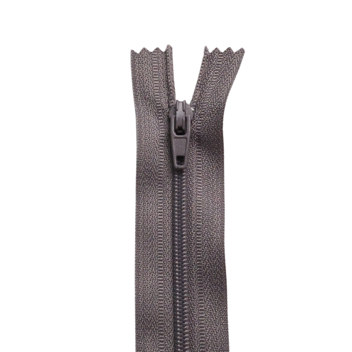 Plastic Normal Zippers: 24", Closed-End, All-Purpose, GRAY Shade