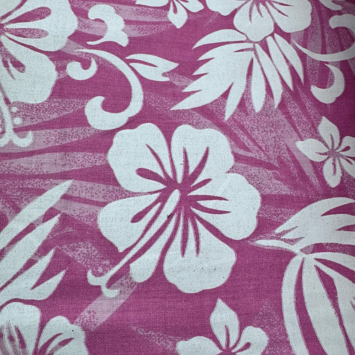 Cotton-Blend Fabric, Large-Scale Hibiscus Tropical, Hawaiian Floral(3 Styles) - By the Yard