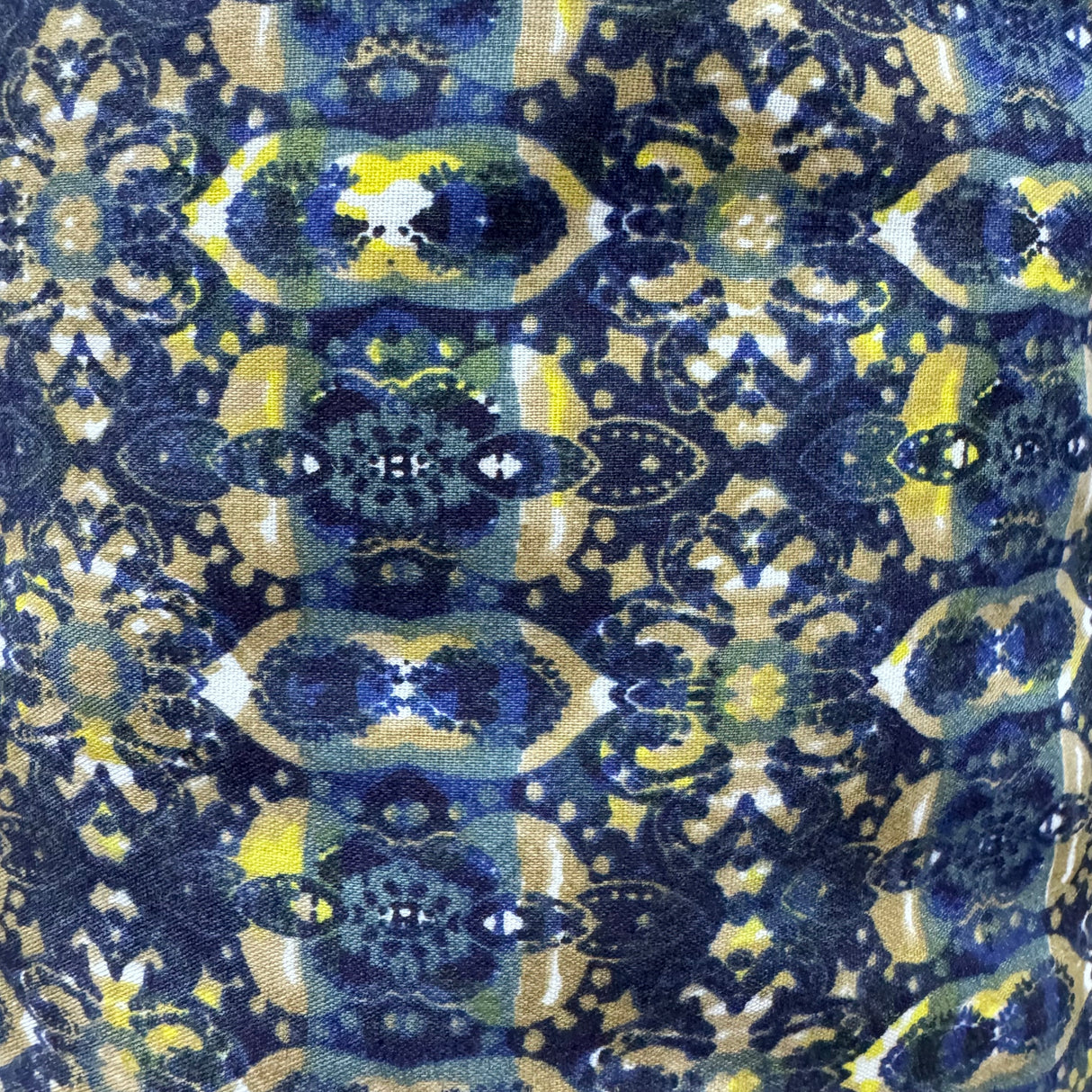 Cotton-Blend Fabric, Ornamental-Baroque Inspired Pattern(3 Colors) - By the Yard