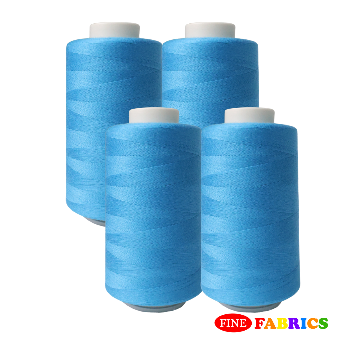 Sewing Threads: 5,000 Yards: All-Purpose: 100% Polyester: Tex24: 22 Colors(W/B, Neutral/Blue Shades): Single/Pack
