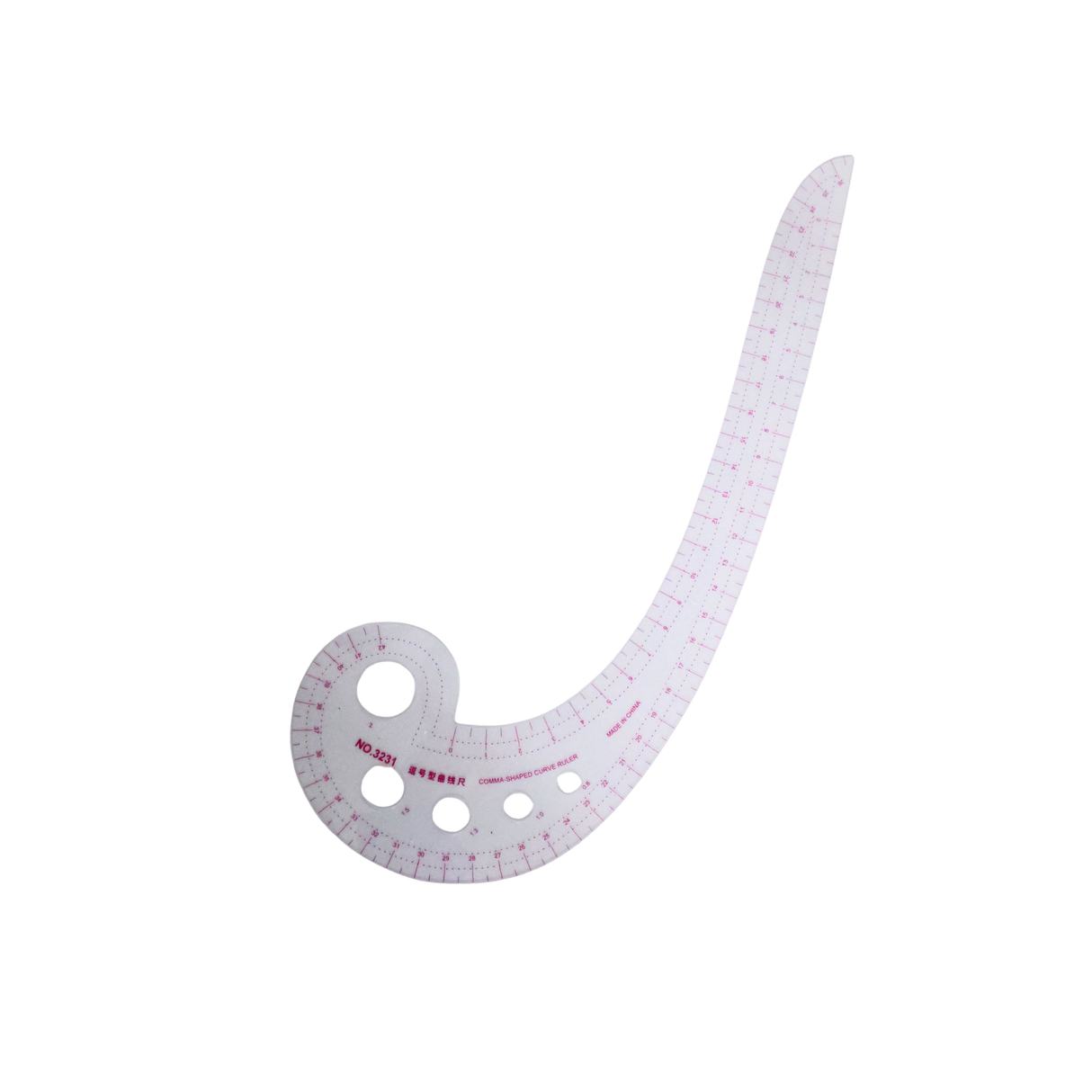 Plastic Rulers: 14 Curved Rulers, 1 Tringle Scale Ruler, 1 Pattern Ruler