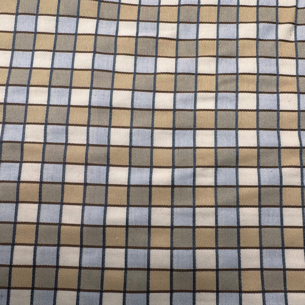 Cotton-Blend Fabric, Small Color-Block Check(4 Colors) - By the Yard