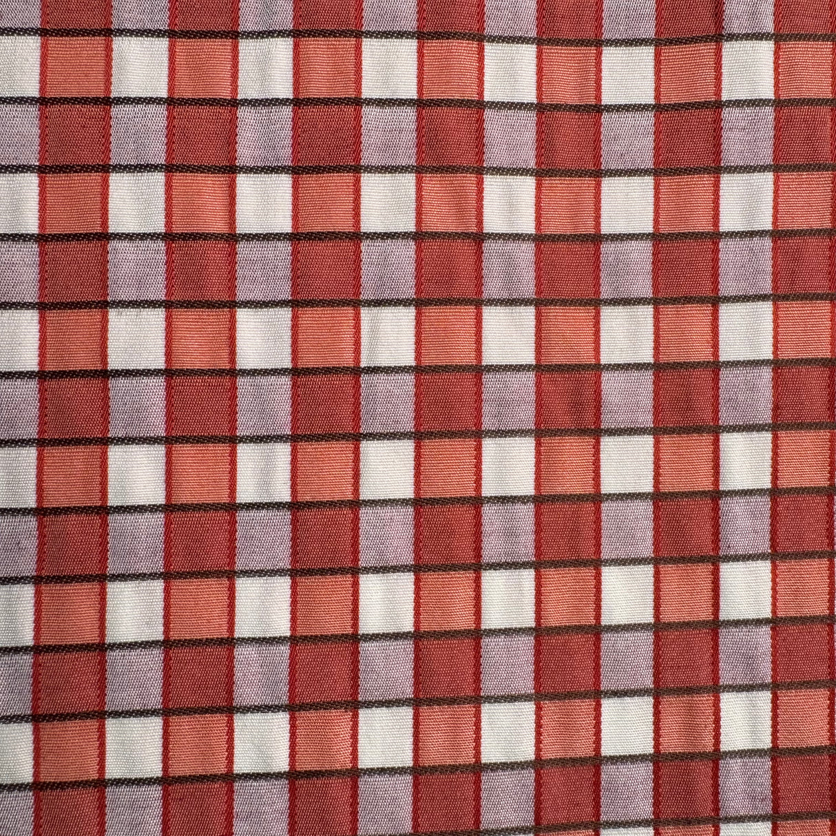Cotton-Blend Fabric, Small Color-Block Check(4 Colors) - By the Yard
