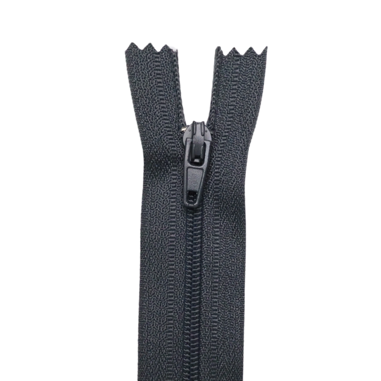 Plastic Normal Zippers: 18", Closed-End, All-Purpose, GRAY Shade