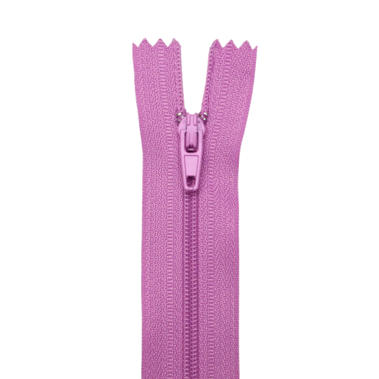 Plastic Normal Zippers: 18", Closed-End, All-Purpose, RED&PINK Shade