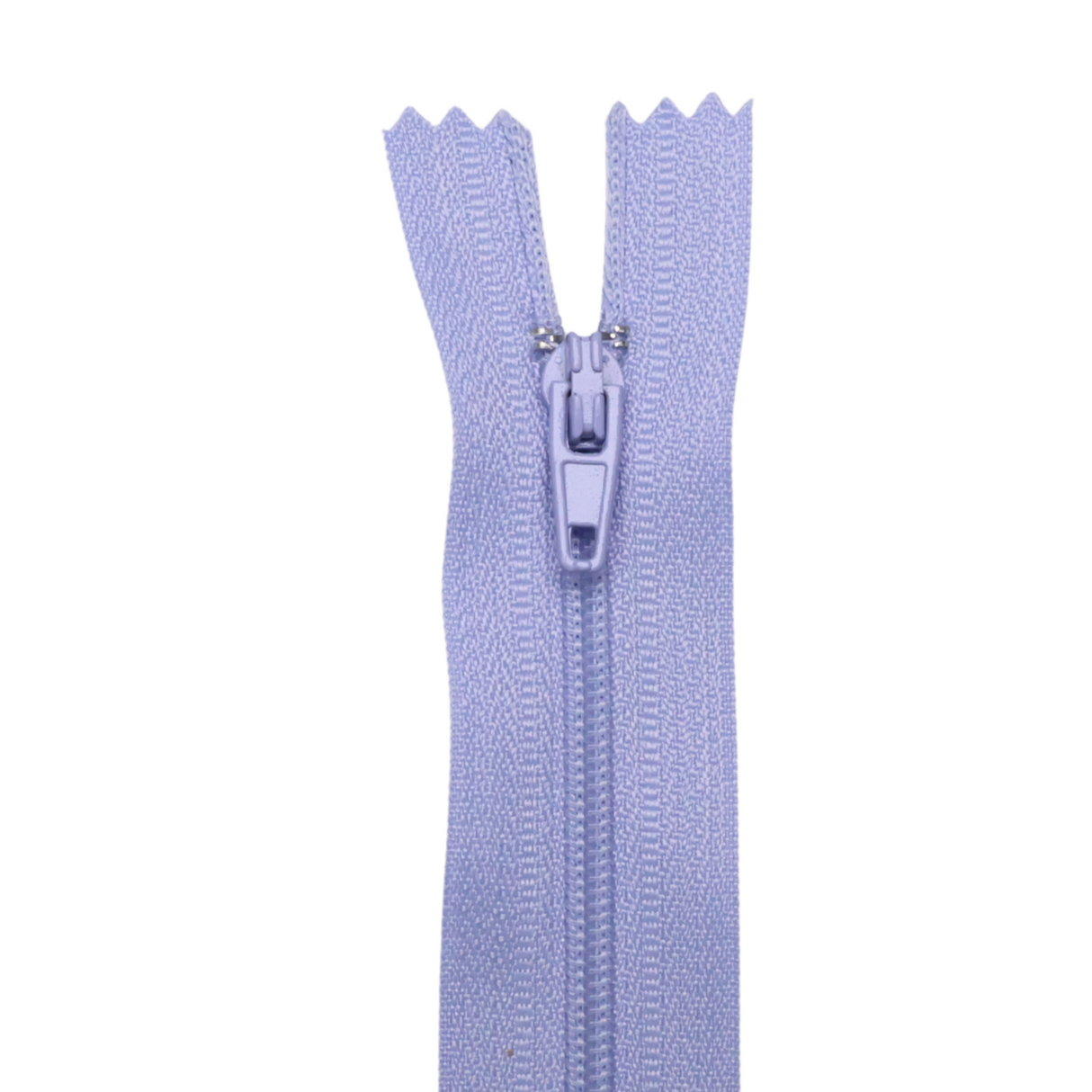 Plastic Normal Zippers: 18", Closed-End, All-Purpose, PURPLE Shade