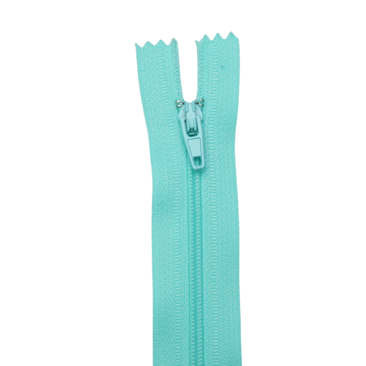 Plastic Normal Zippers: 18", Closed-End, All-Purpose, GREEN Shade