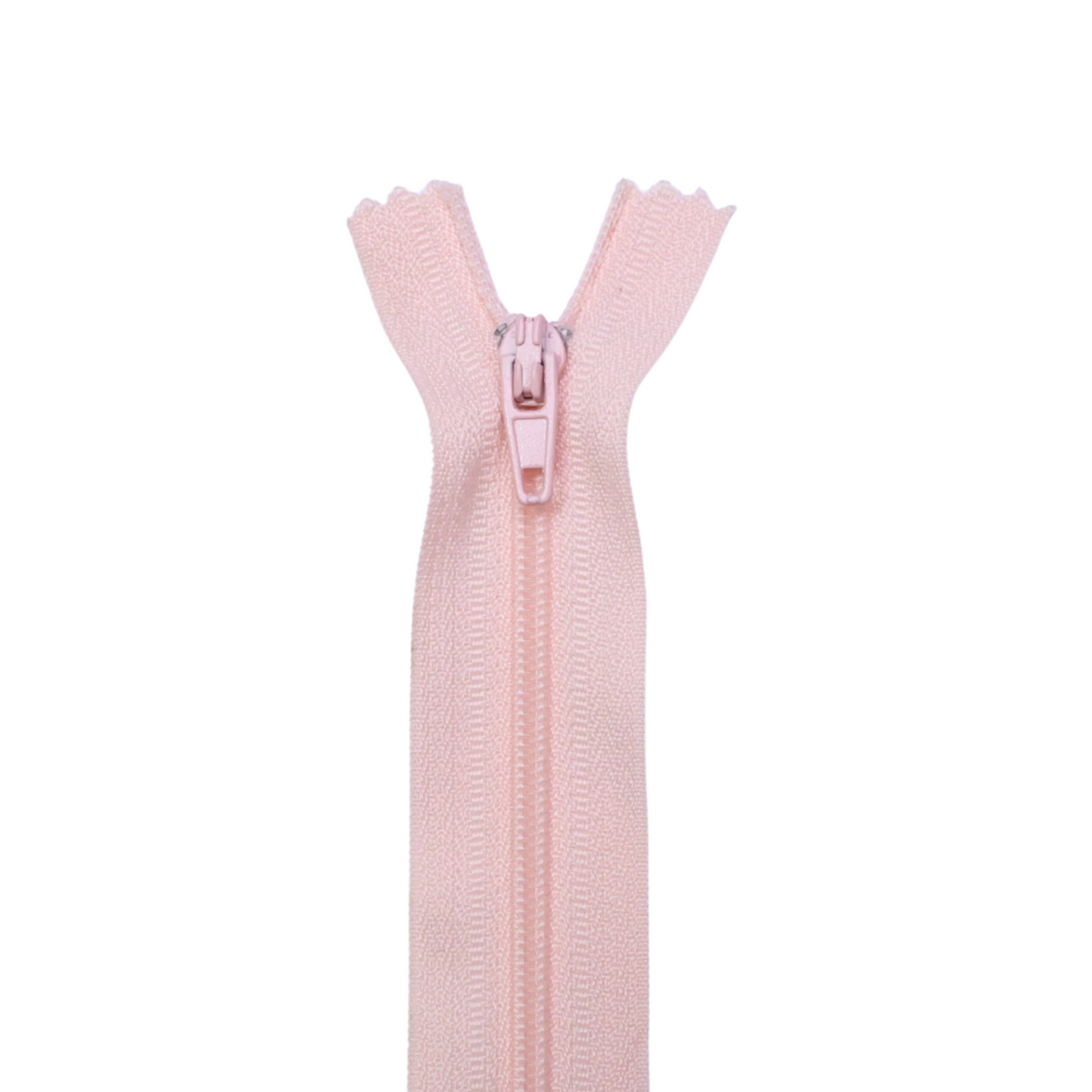 Plastic Normal Zippers: 24", Closed-End, All-Purpose, ORANGE Shade