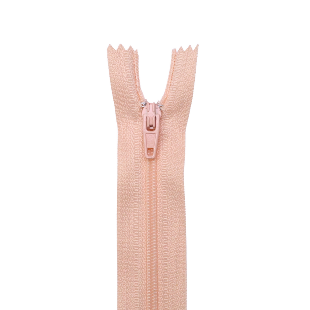 Plastic Normal Zippers: 24", Closed-End, All-Purpose, ORANGE Shade