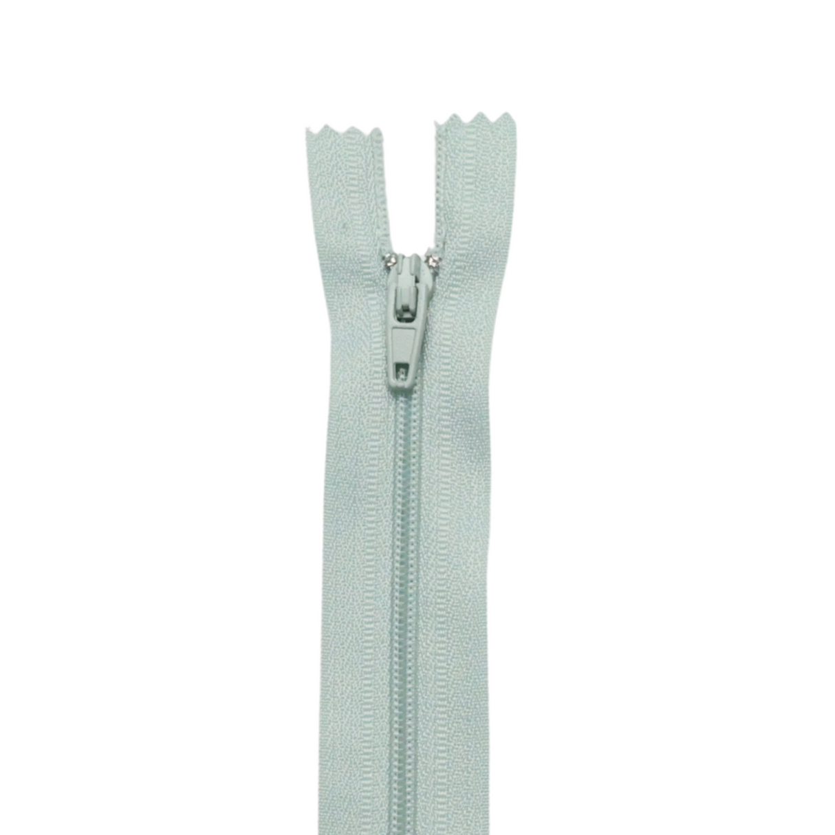 Plastic Normal Zippers: 18", Closed-End, All-Purpose, GREEN Shade