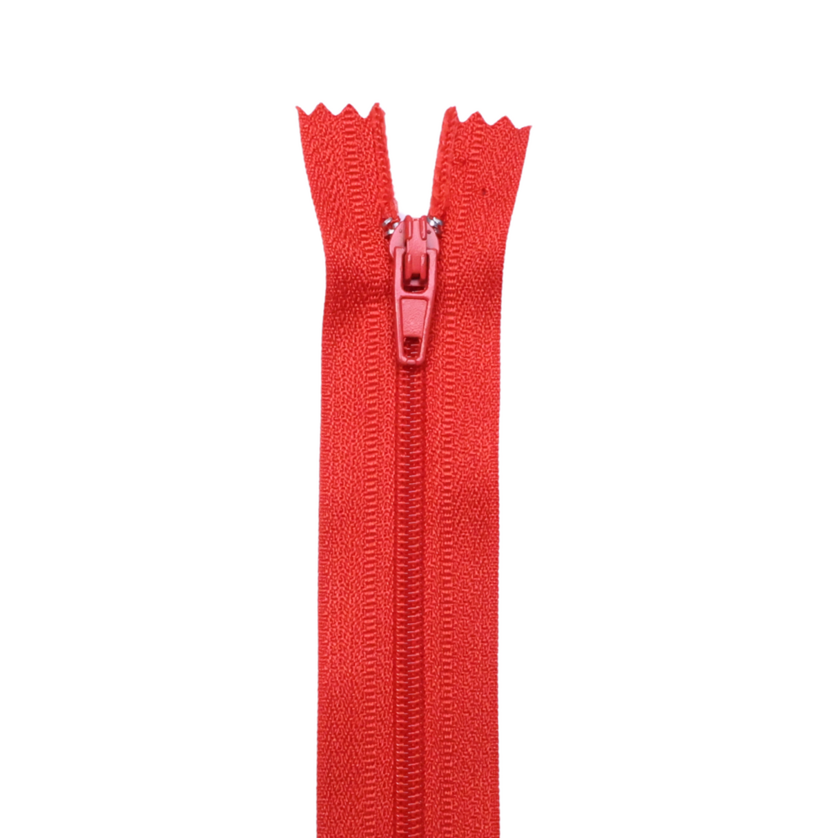 Plastic Normal Zippers: 24", Closed-End, All-Purpose, ORANGE Shade