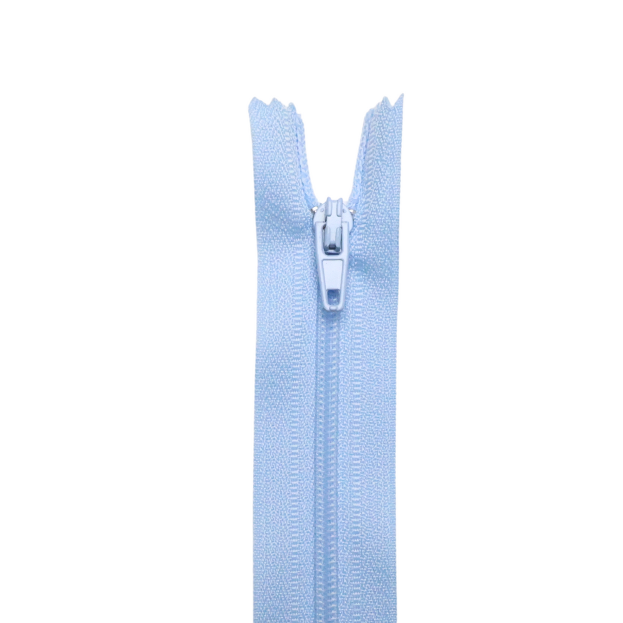 Plastic Normal Zippers: 24", Closed-End, All-Purpose, BLUE Shade