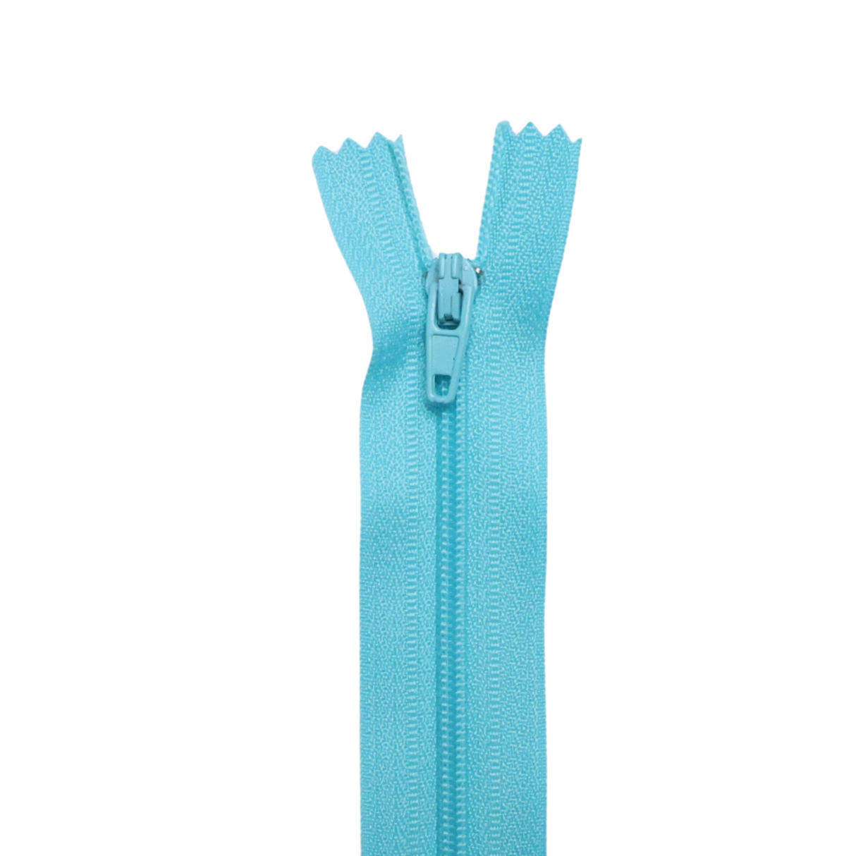 Plastic Normal Zippers: 24", Closed-End, All-Purpose, BLUE Shade