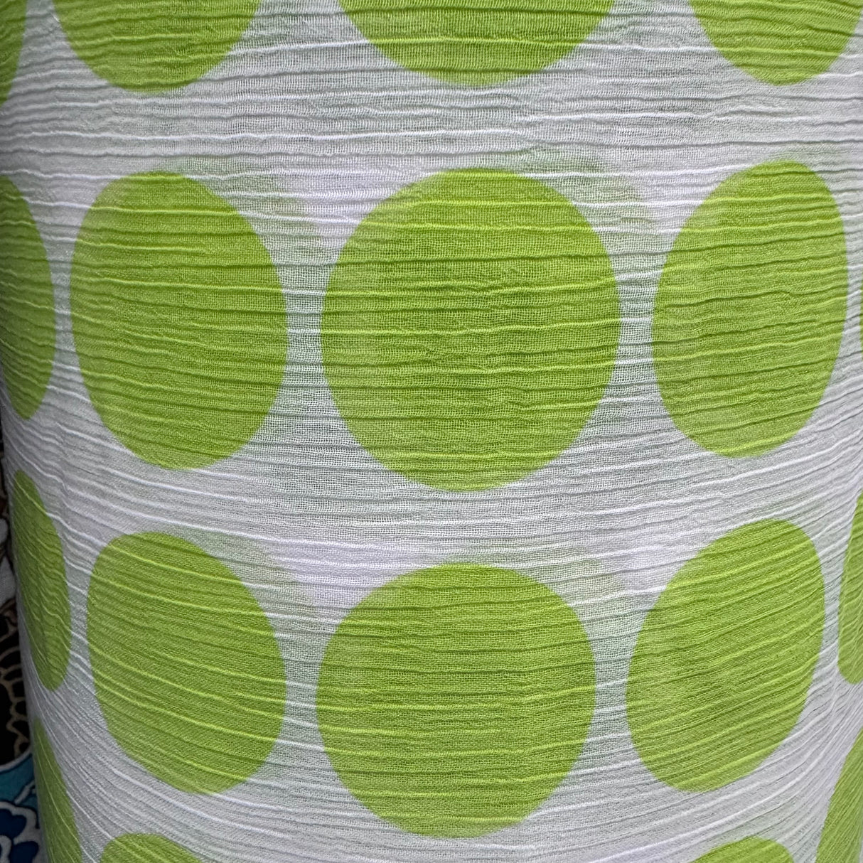 Textured Sheer Polka Dot Shiffon Fabric – Large, Medium & Small Dot Prints(7 Styles) - By the Yard