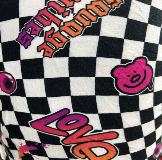 Double Brushed Jersey Knit Fabric(6 Styles with Graffiti Fashion) - By the Yard