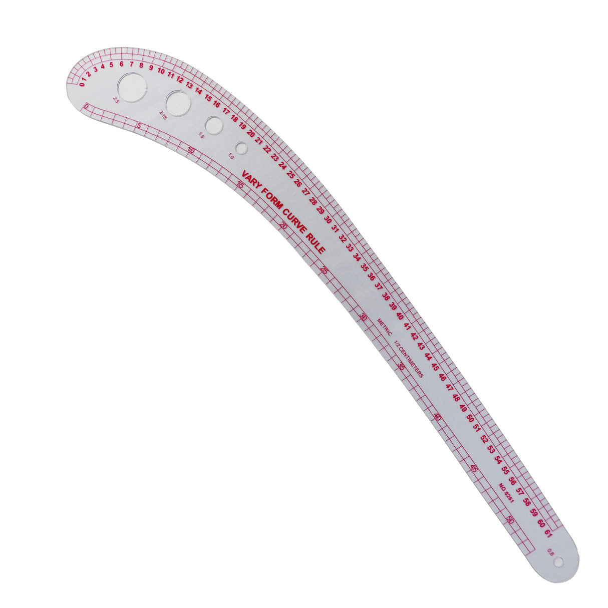 Plastic Rulers: 14 Curved Rulers, 1 Tringle Scale Ruler, 1 Pattern Ruler