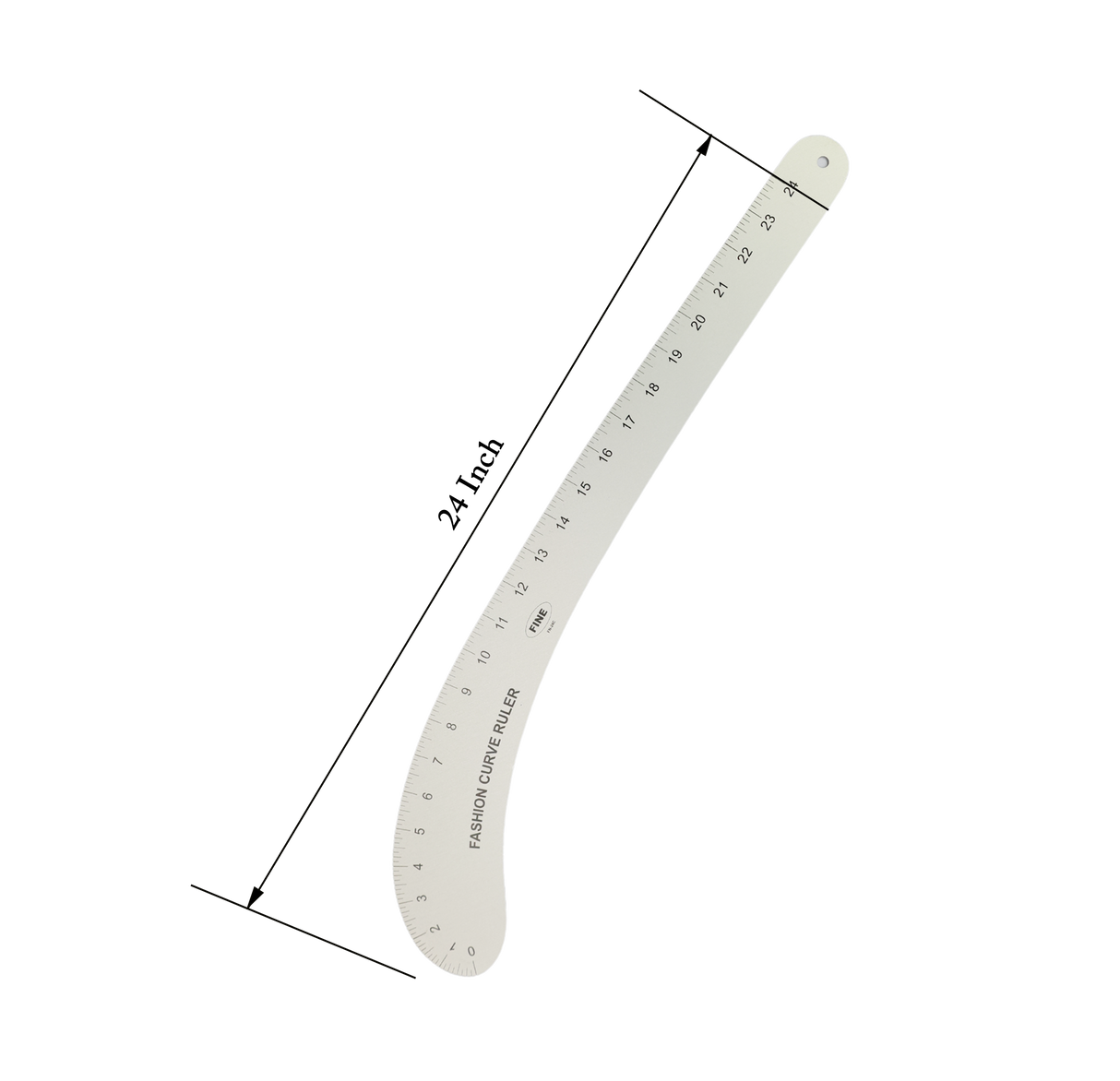 Metal Ruler Set: Included Rulers(3 Curved Rulers, 1 Rectangle Ruler) #MRS01