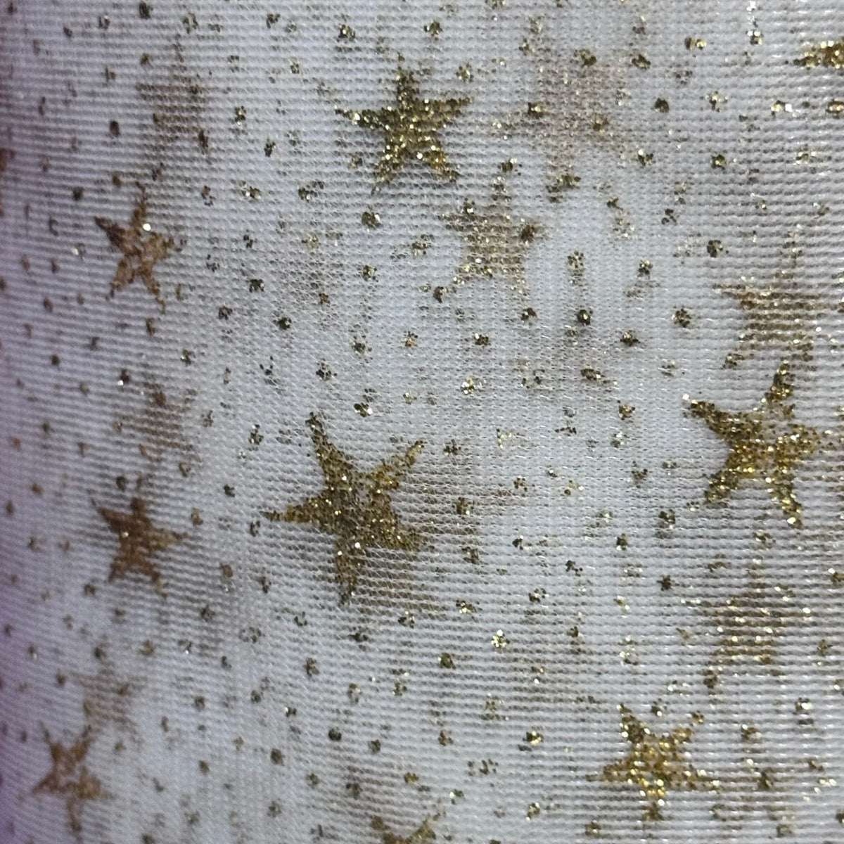 Printed & Glitter Tulle Mesh Fabric – Star, Floral & Celestial Pattern Sheer Fabric for Dresses, Costumes & Crafts - By the Yard