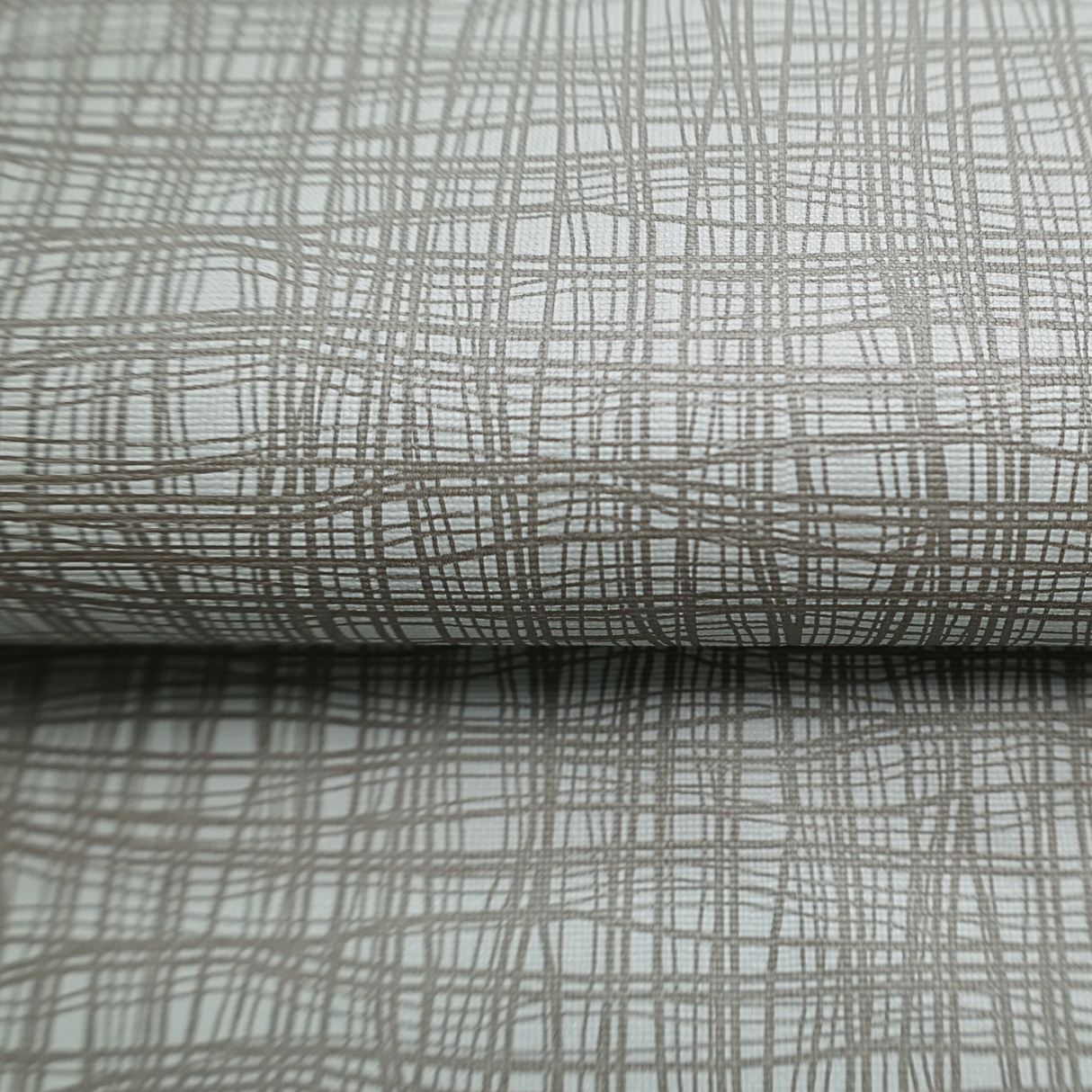 Vinyl Faux Leather Upholstery Fabric – Crosshatch Grid, 4 Colors - By the Yard