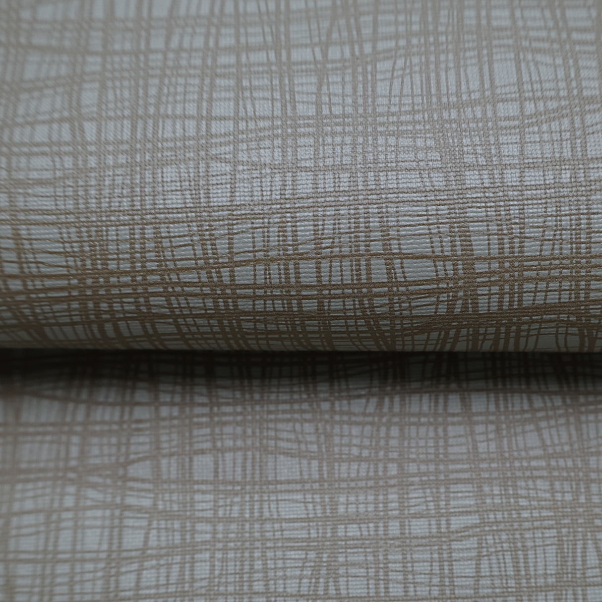 Vinyl Faux Leather Upholstery Fabric – Crosshatch Grid, 4 Colors - By the Yard