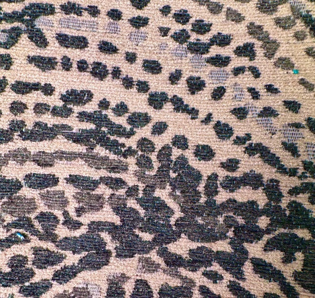 Upholstery Fabric, Heavily Textured Woven, Cheetah-Like Abstraction(2 Styles) - By the Yard