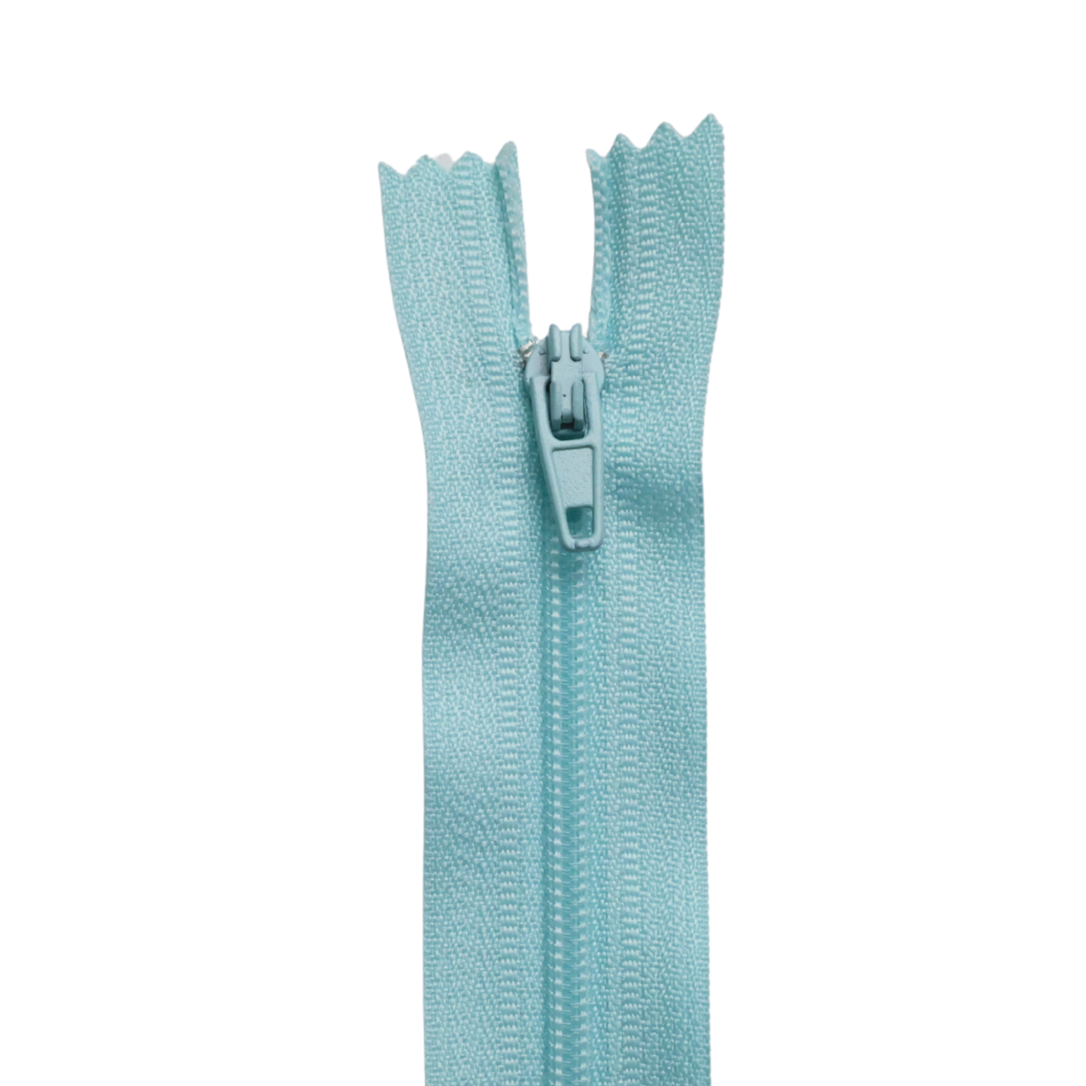 Plastic Normal Zippers: 24", Closed-End, All-Purpose, BLUE Shade