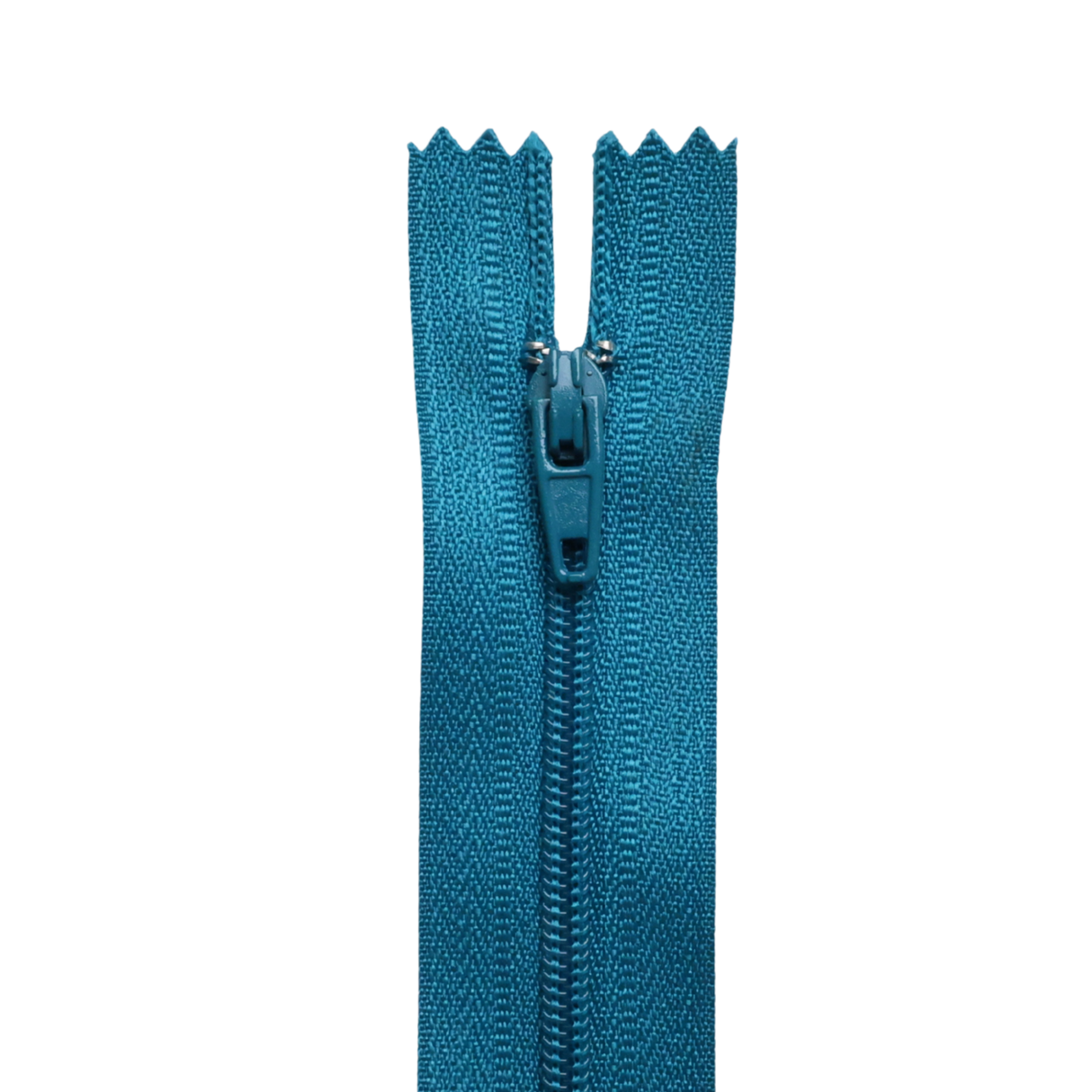 Plastic Normal Zippers: 24", Closed-End, All-Purpose, BLUE Shade