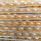 Pearl Rhinestone Trim - 0.5 Inch/10YDS (#GD016)