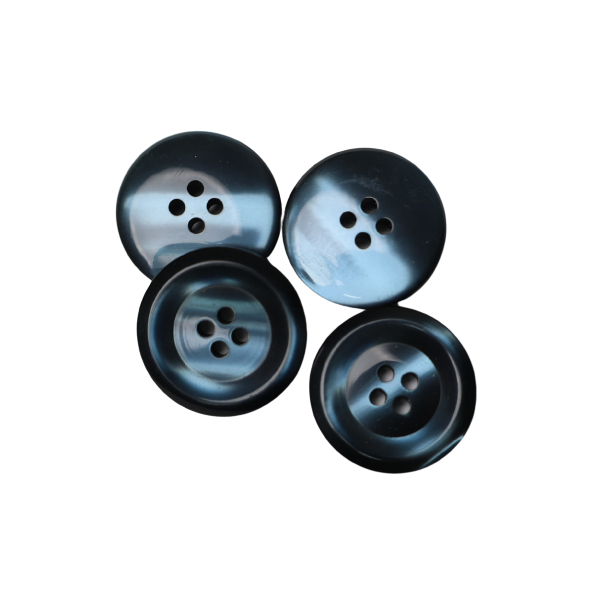 4PCS Classic Round Button