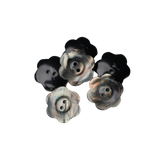 5PCS Flower Shape Buttons – 0.6" Double-Sided (2-Hole)