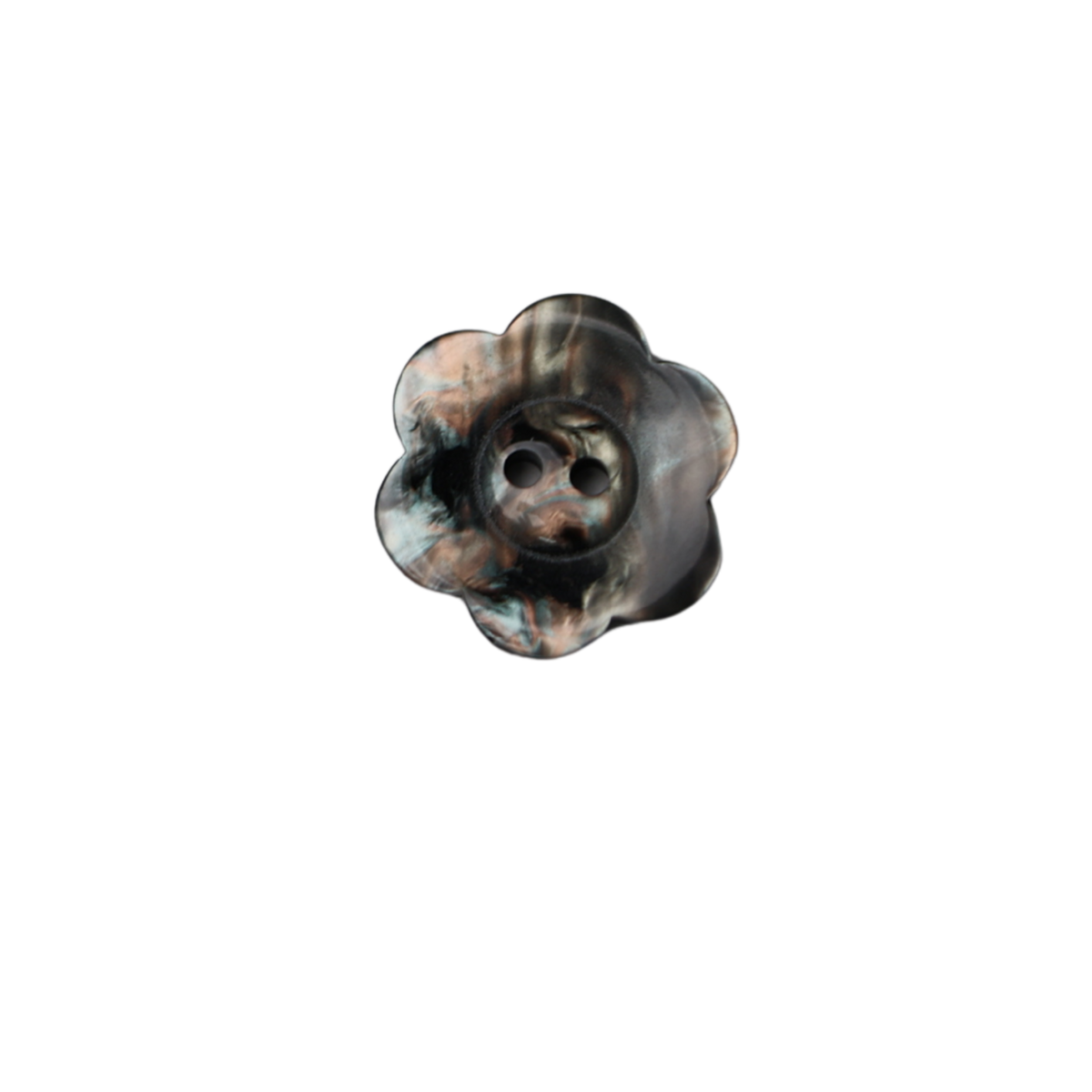 5PCS Flower Shape Buttons – 0.6" Double-Sided (2-Hole)